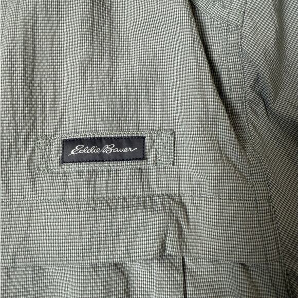 Eddie Bauer Men’s 2XL Trail Shirt Sage Green Outdoor Hiking Fishing Button Front - Picture 5 of 13